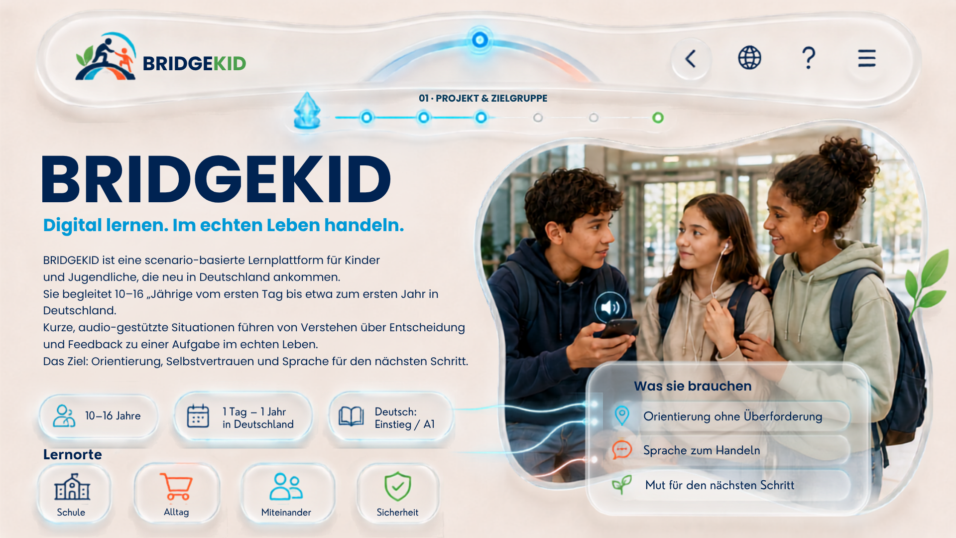 BRIDGEKID Projekt und Zielgruppe